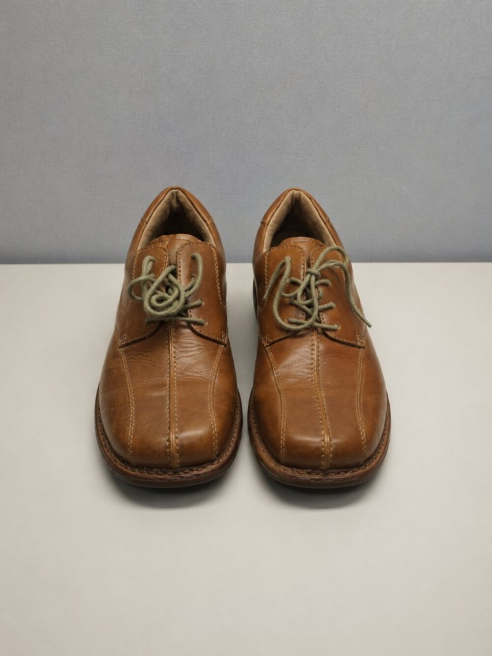 London Underground Vintage 90s Y2K Oxford Shoes 9.5 Brown Leather Academia Prep